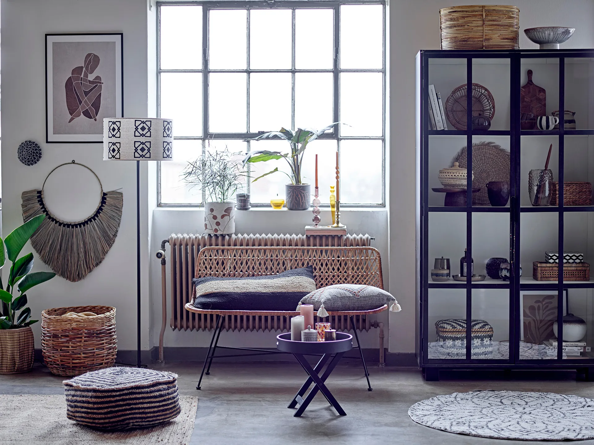 Podkładka stołowa Ilsa Ø38 cm, Nature Bloomingville