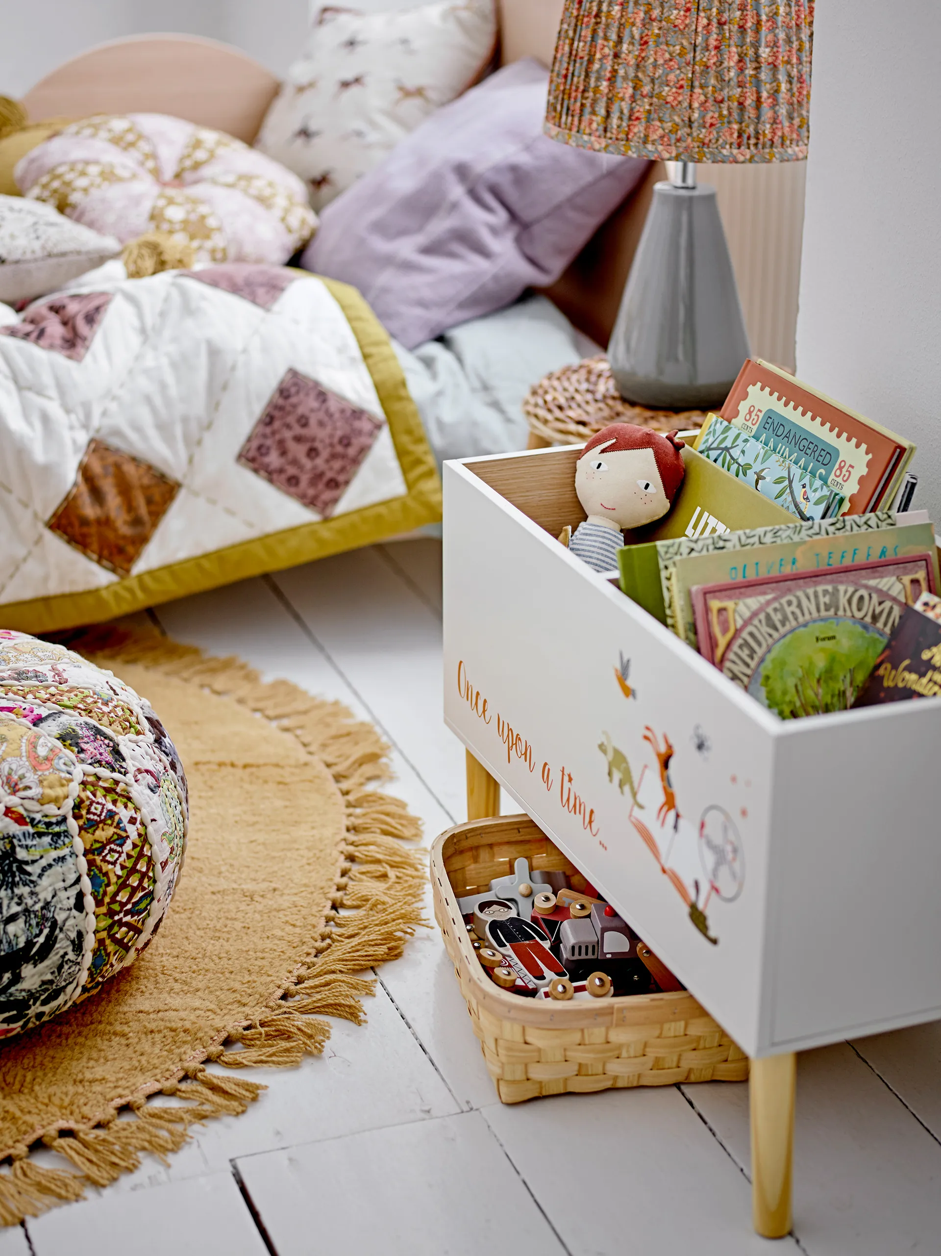 Poduszka Madlen Ø45 cm, Kwiaty Bloomingville