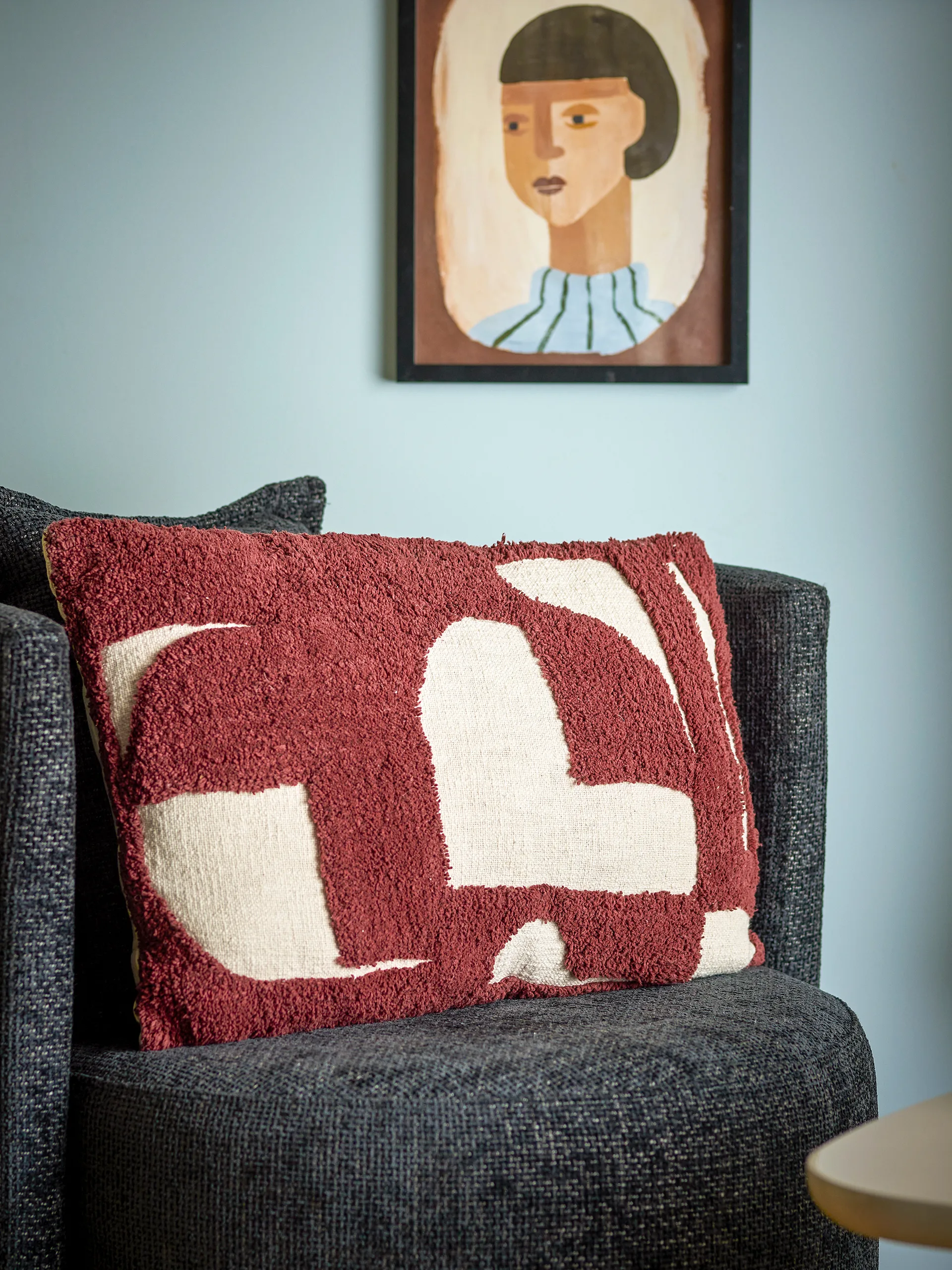 Poduszka Olica 60x40 cm, Czerwony Bloomingville