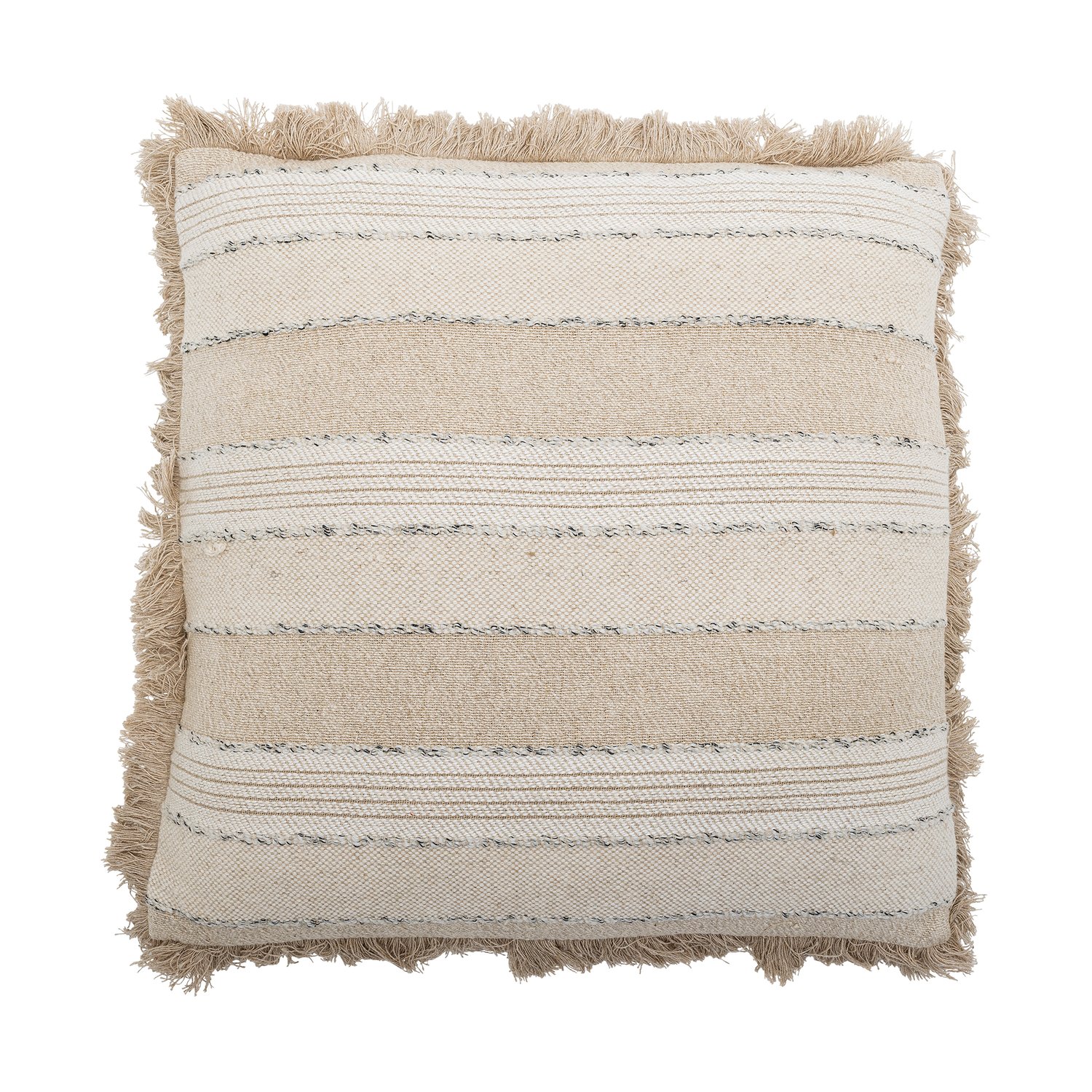 Bloomingville Poduszka Totton 50x50 cm Natura | Skandynawski Design | Poduszki dekoracyjne | Biały