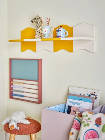 Półka Bubbi 80x22,5 cm - Żółty - Bloomingville