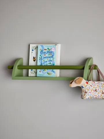 Półka ścienna Mingus 14x60 cm - Zielony - Bloomingville