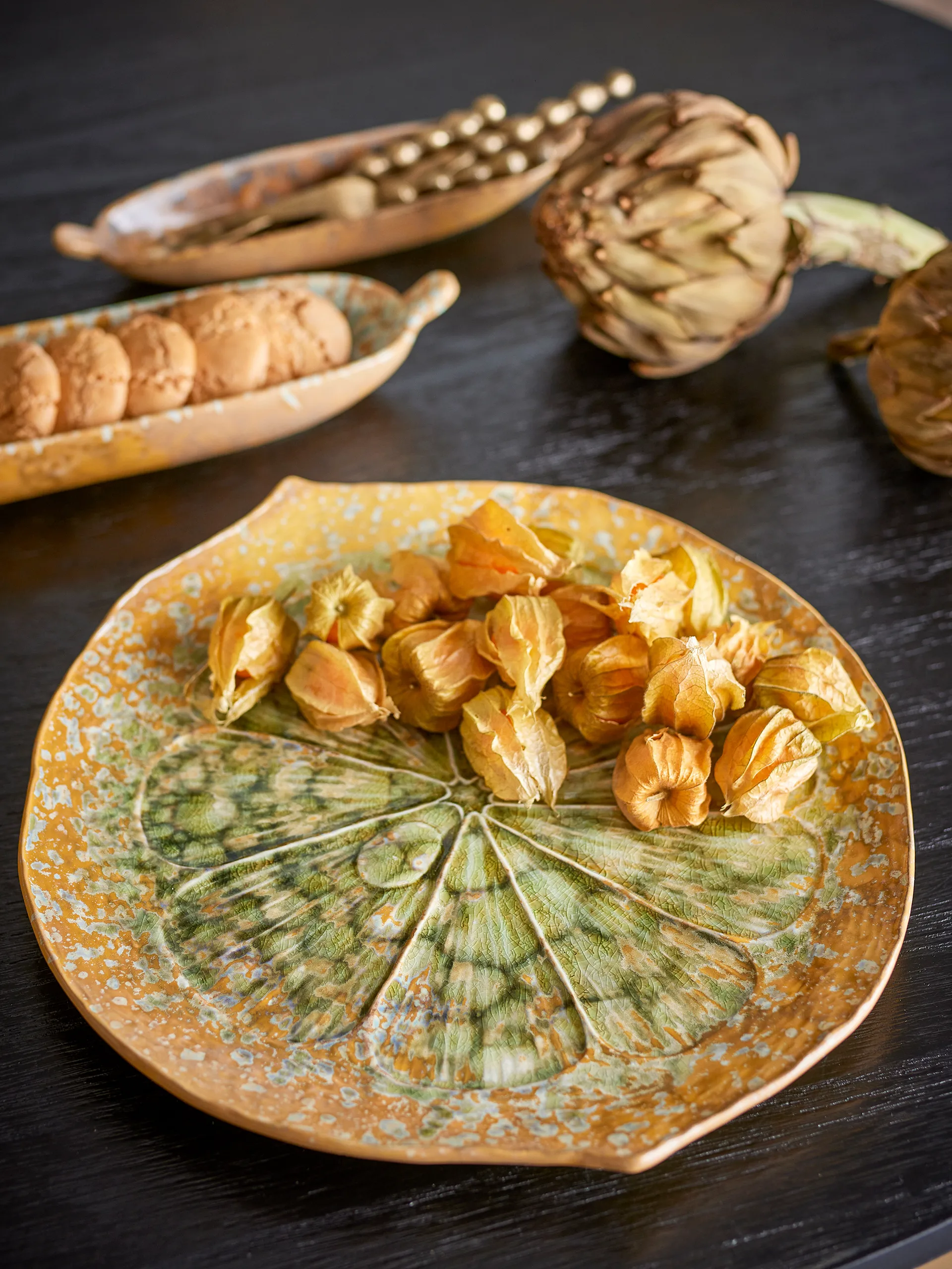 Półmisek Milani Ø30 cm, Zielony Bloomingville