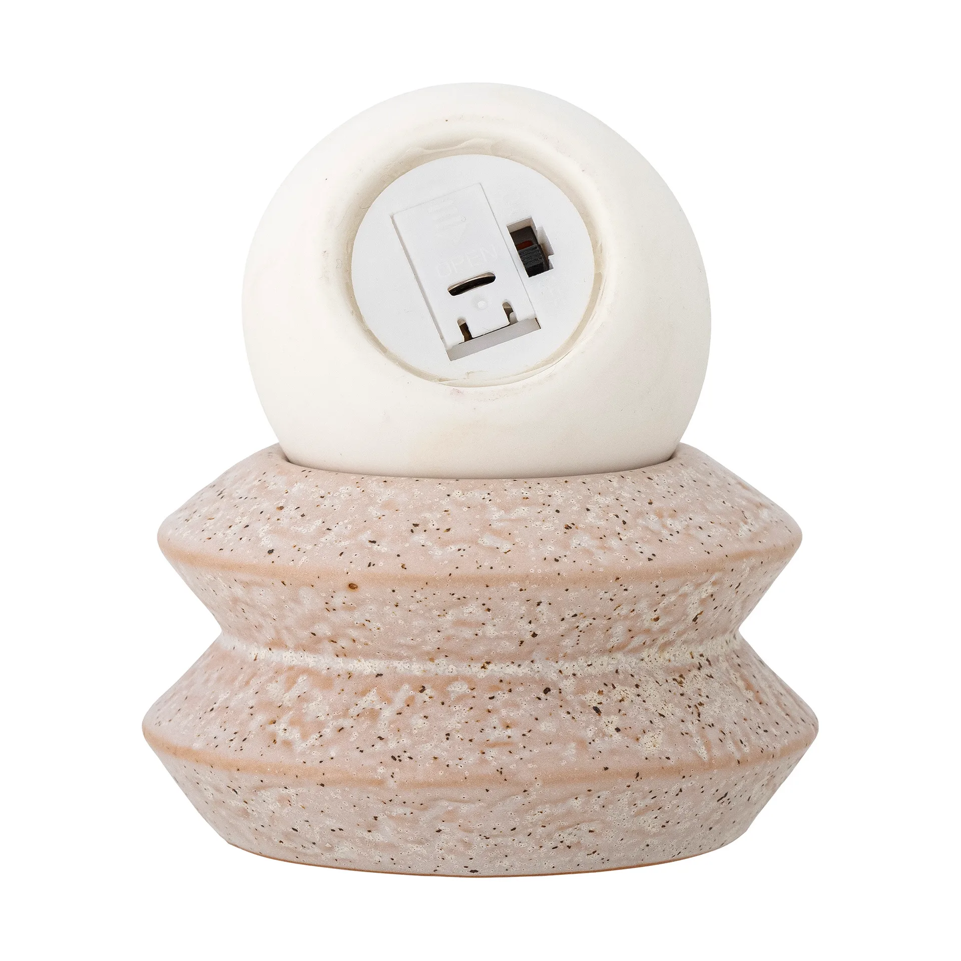 Przenośna lampa stołowa Capella Ø10x11 cm, White double Bloomingville