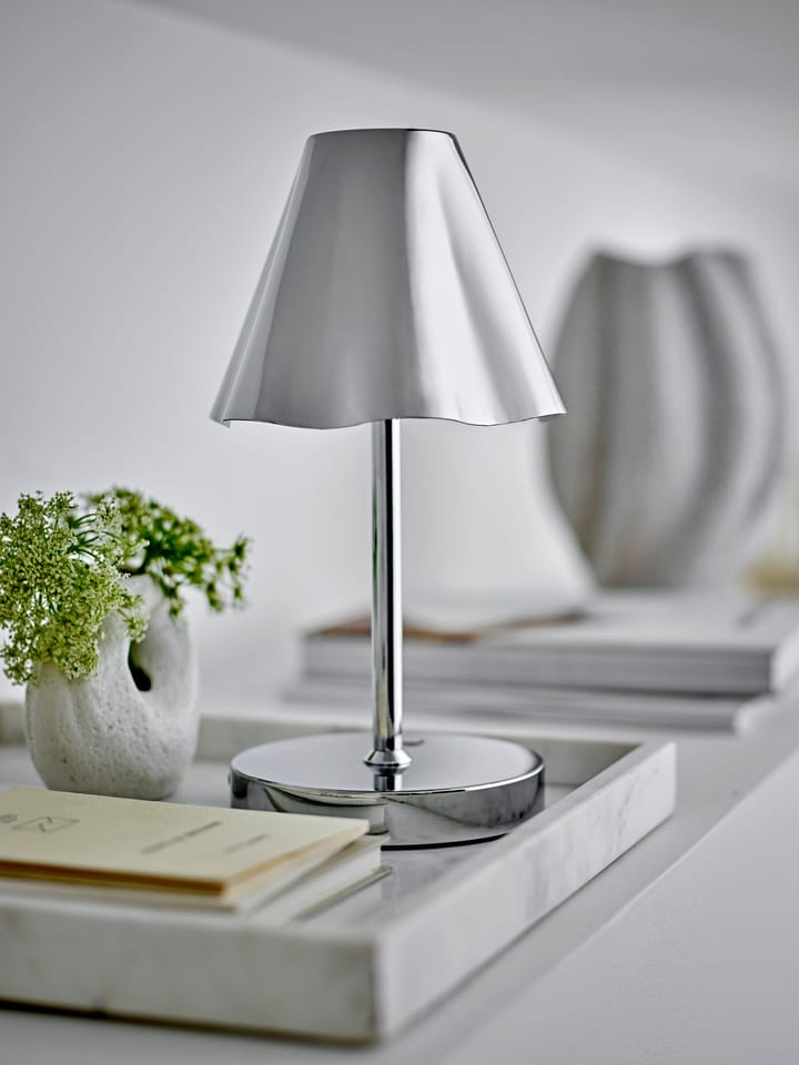 Przenośna lampa stołowa Lianna 28 cm, Srebrny Bloomingville