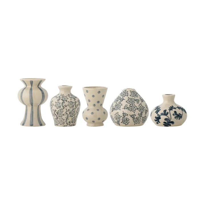 Quinto wazon - Blue Stoneware, 5 części - Bloomingville