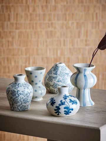 Quinto wazon - Blue Stoneware, 5 części - Bloomingville