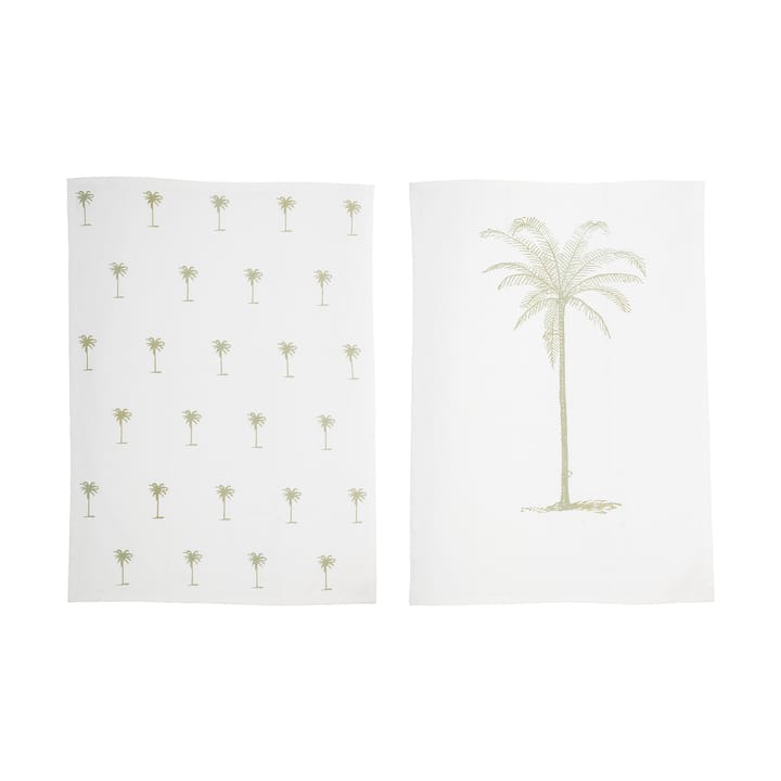 Ręcznik kuchenny Palm 2 szt. 50x70 cm - undefined - Bloomingville