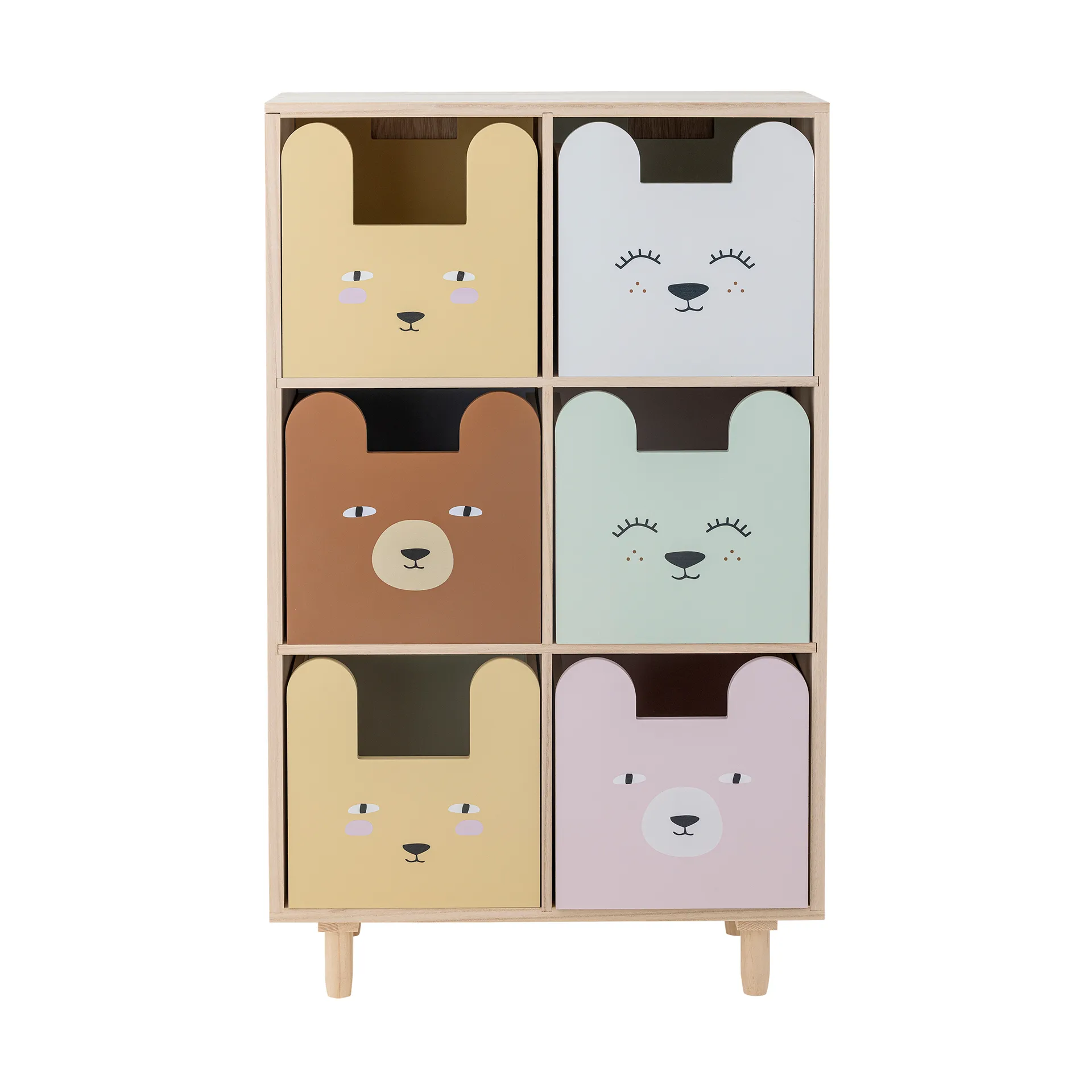 Regał Calle z 6 szufladami 55x88,5 cm, Natura Bloomingville