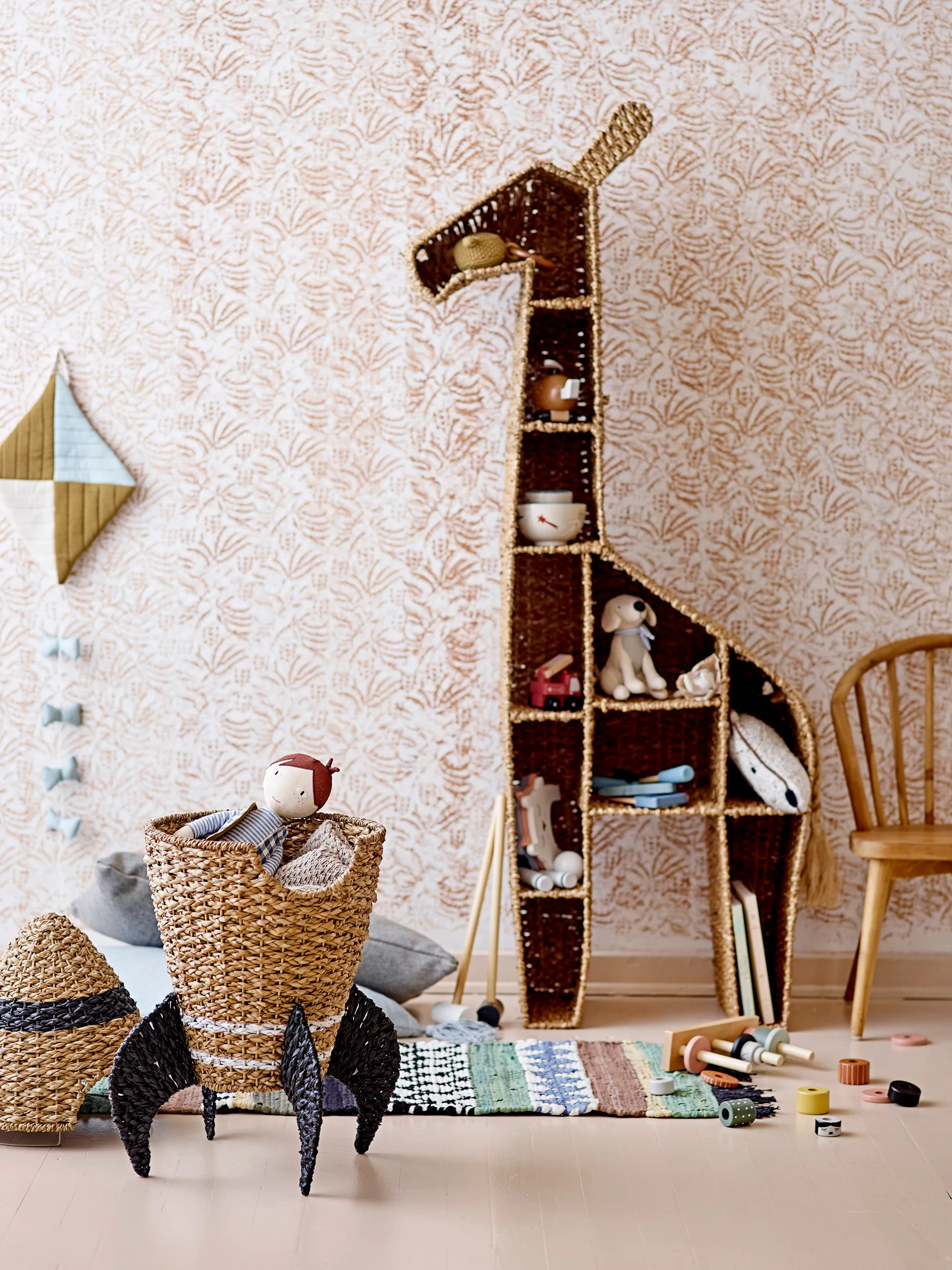 Regał Kalu 148x46 cm, Nature Bloomingville