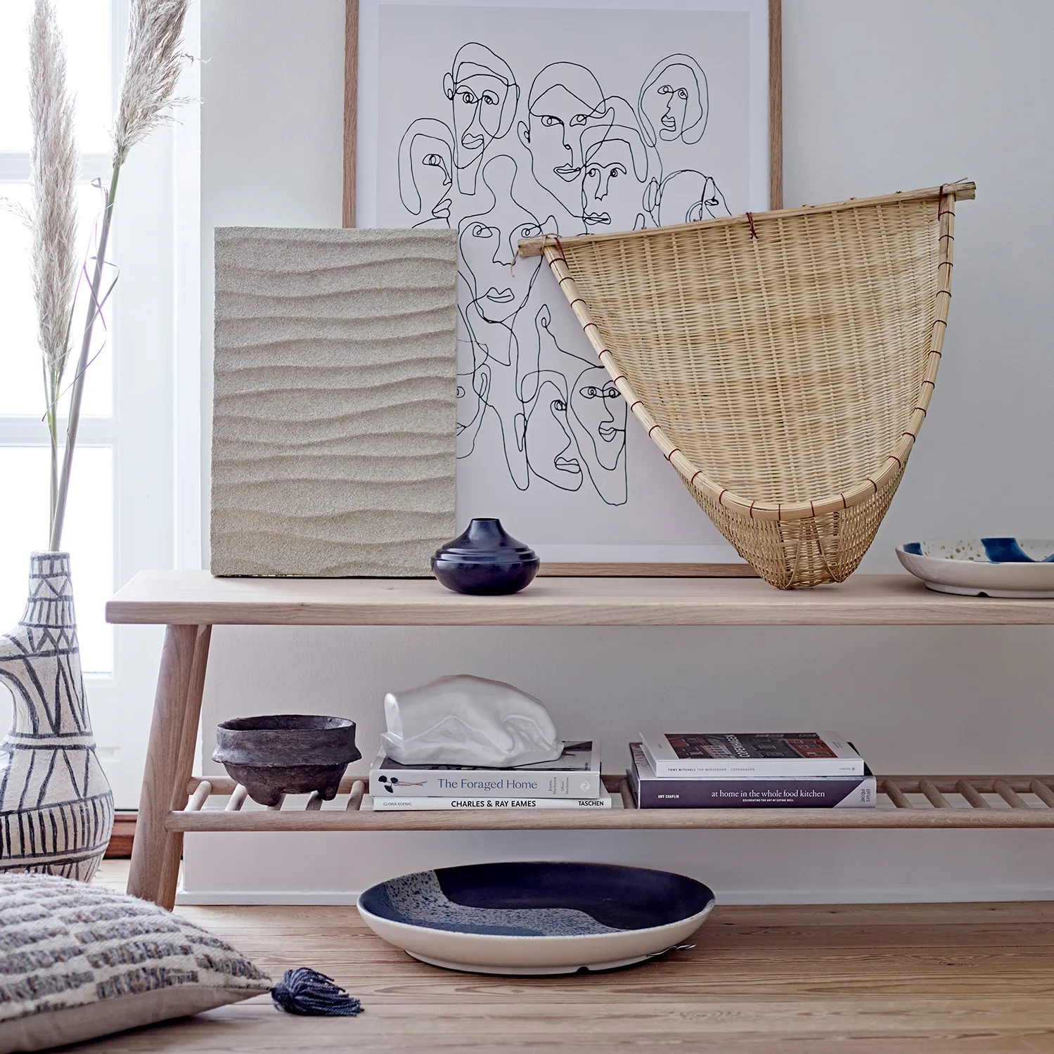 Ri dekoracja ścienna bambus, Naturalny Bloomingville