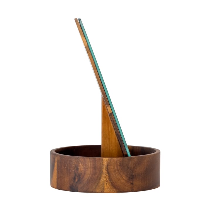 Rita lustro stołowe Ø18 cm, Akacja Bloomingville