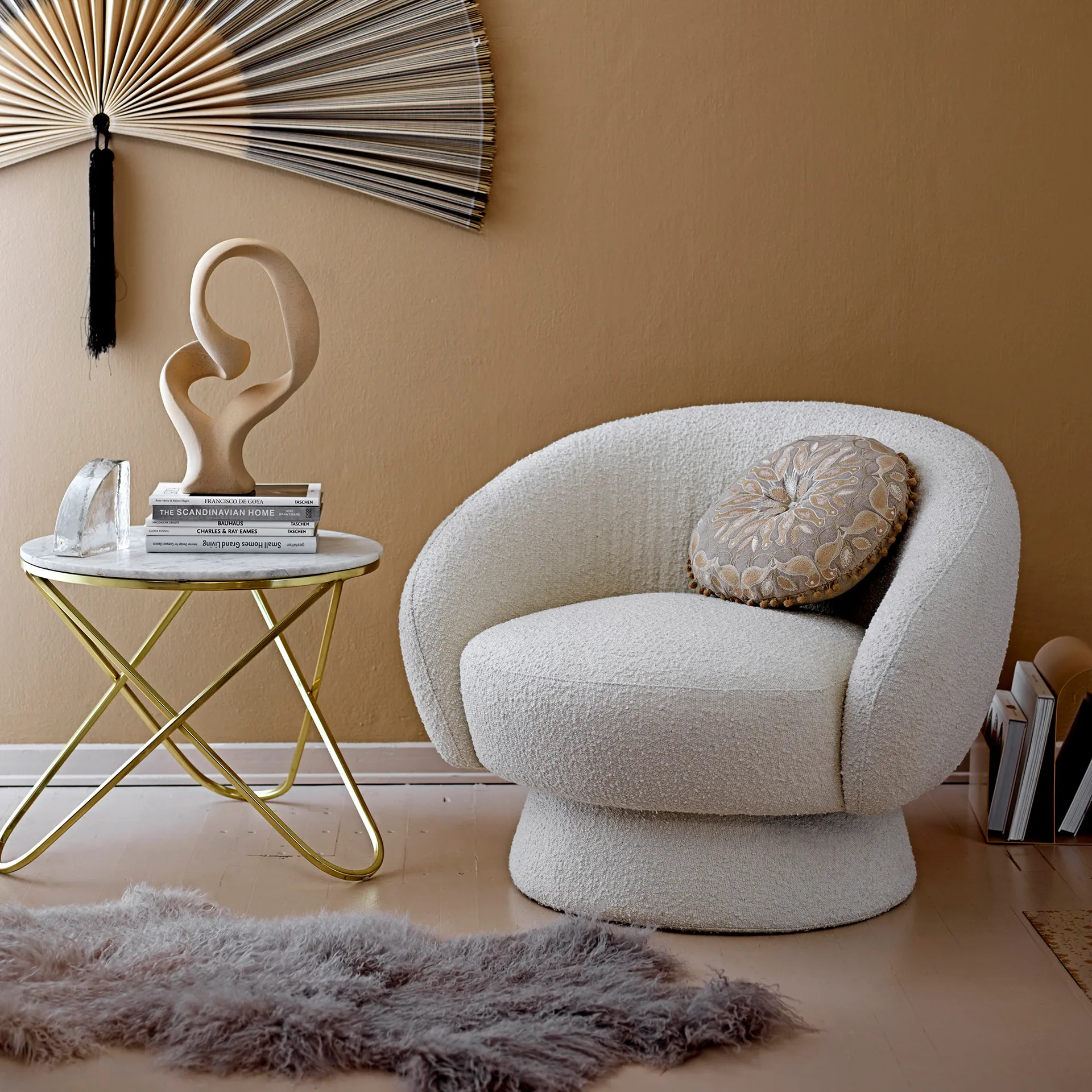 Rzeźba Bloomingville 40,5 cm, Naturalny Bloomingville