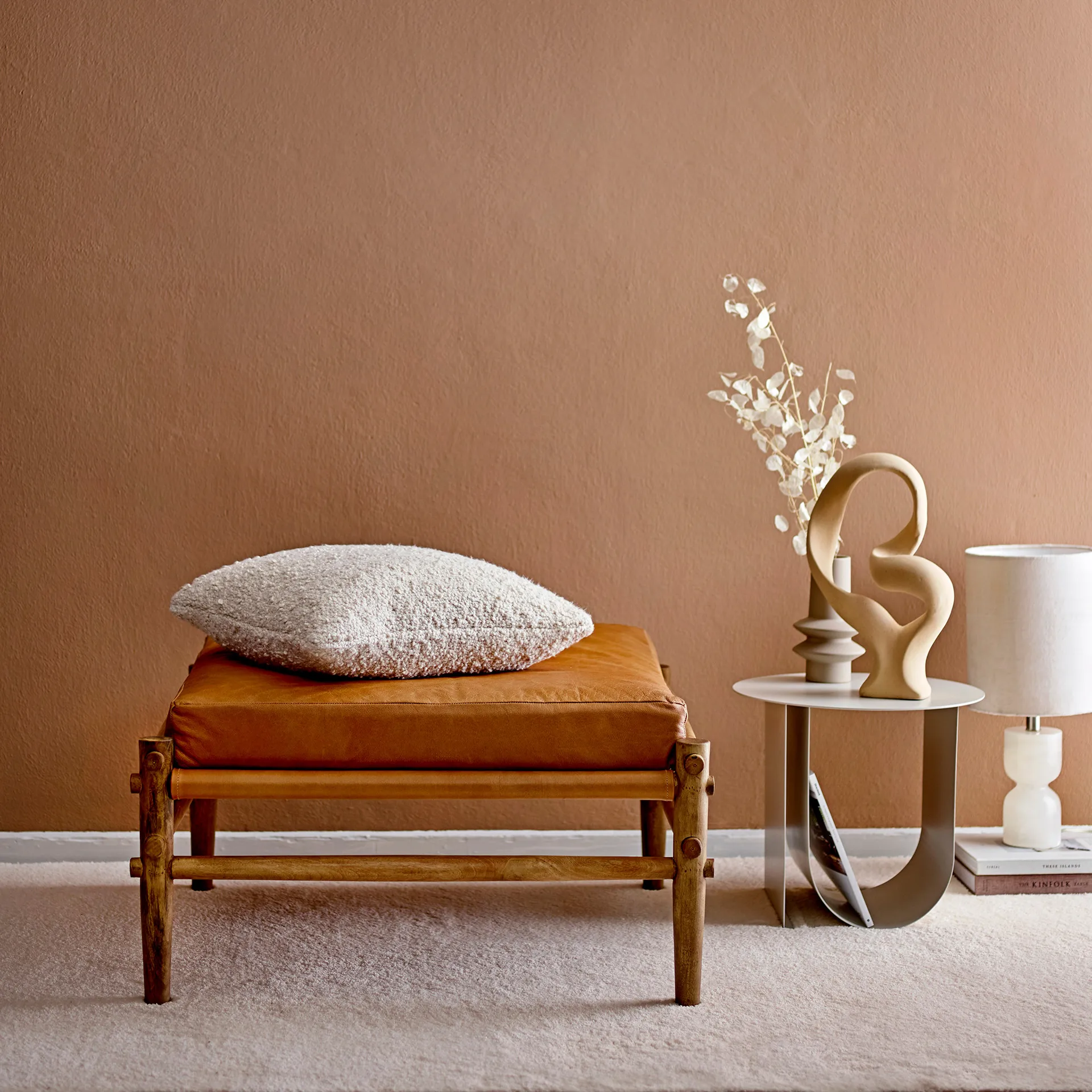 Rzeźba Bloomingville 40,5 cm, Naturalny Bloomingville