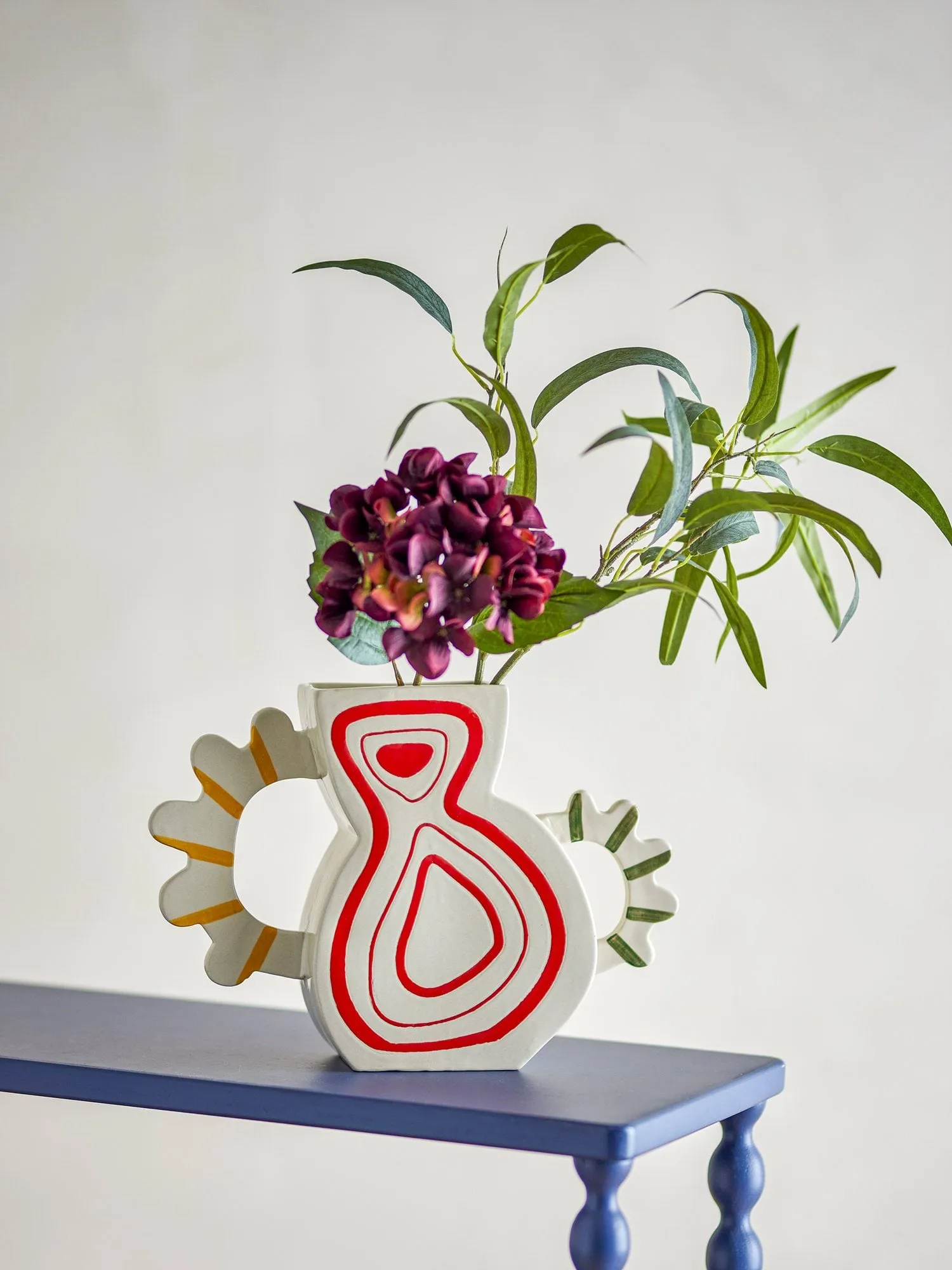 Samila wazon, Wielokolorowy, 37x26 cm Bloomingville