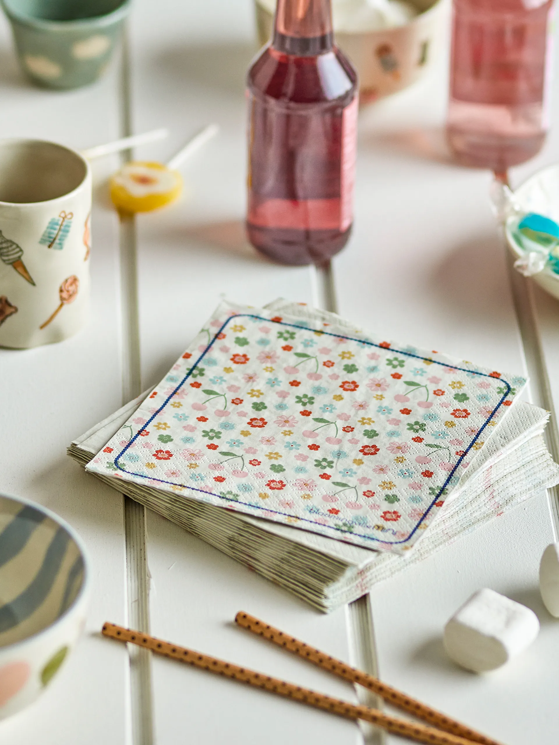 Serwetki Cherry 20-szt., Rose Bloomingville