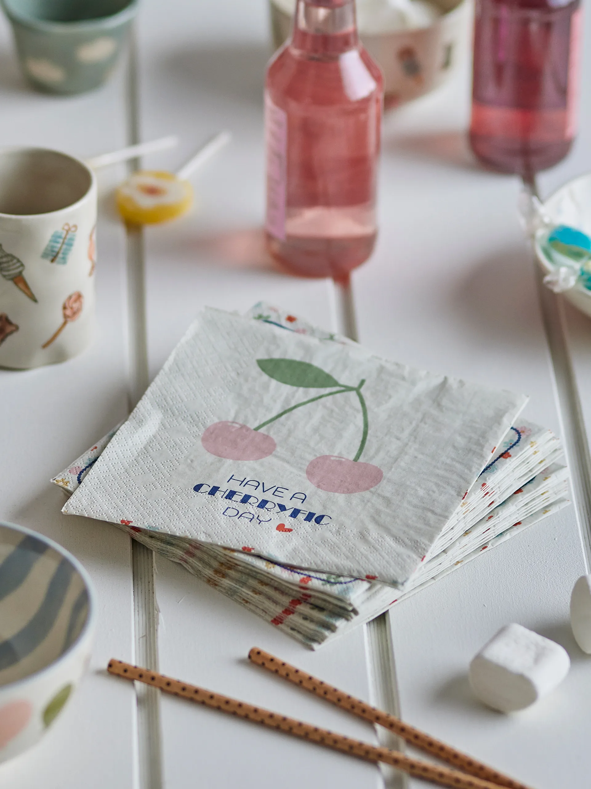 Serwetki Cherry 20-szt., Rose Bloomingville