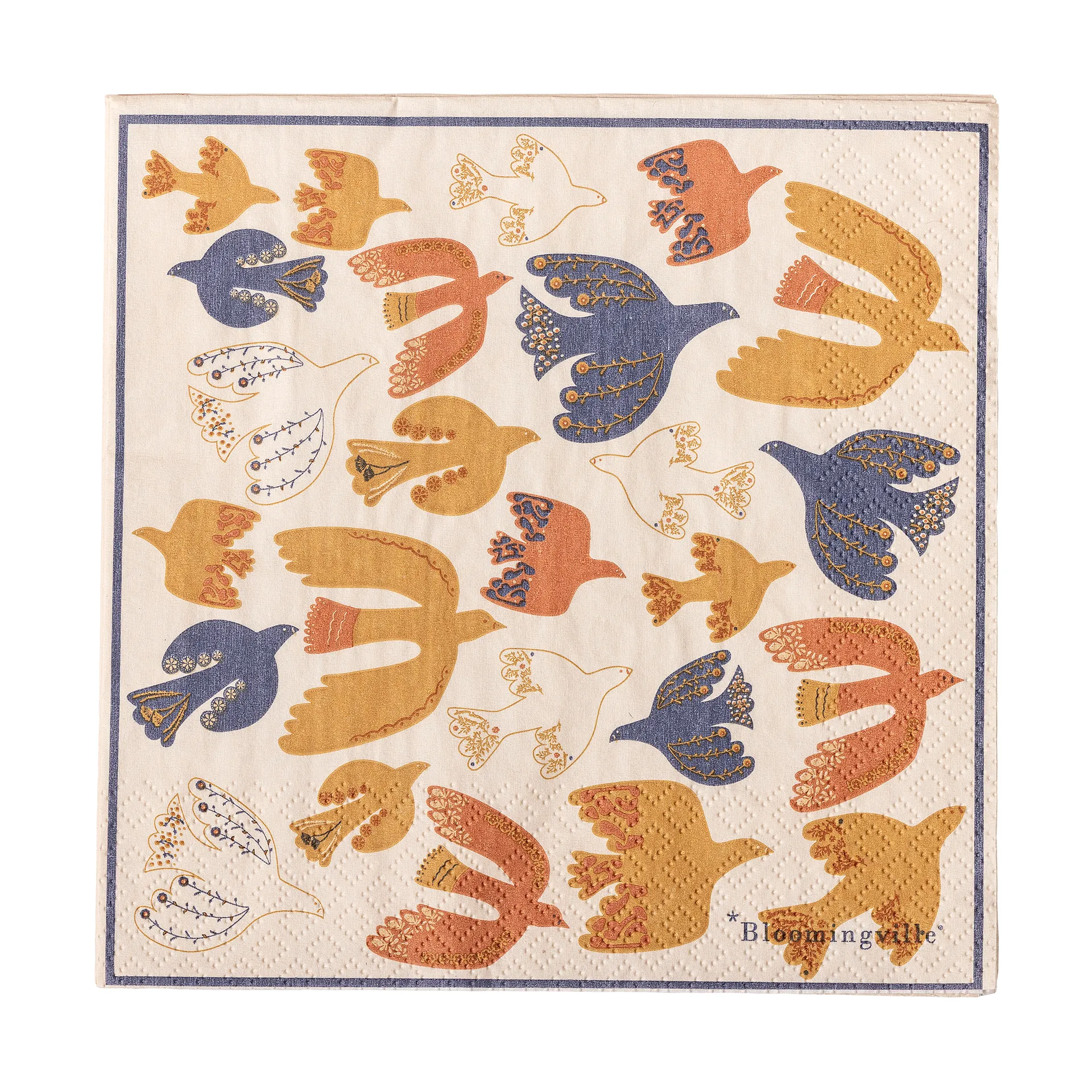 Serwetki papierowe Anniversary 20 szt., Żółty Bloomingville