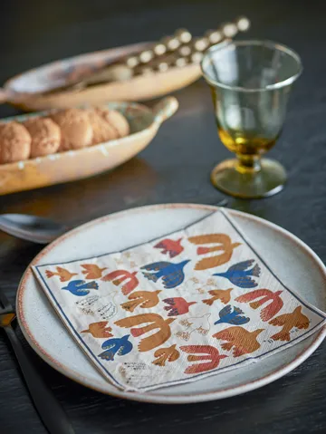 Serwetki papierowe Anniversary 20 szt. - Żółty - Bloomingville