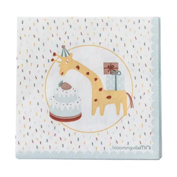 Serwetki papierowe Colorine 20 szt. - Niebieski - Bloomingville