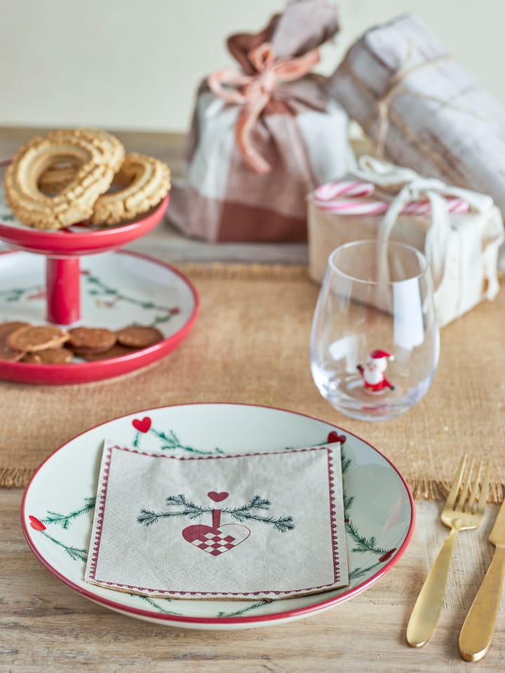 Serwetki papierowe Yule 33x33 cm 20 sztuk, Multi Bloomingville