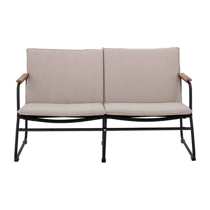 Sofa Hampton 127x71x76 cm - Czarny-beżowy - Bloomingville