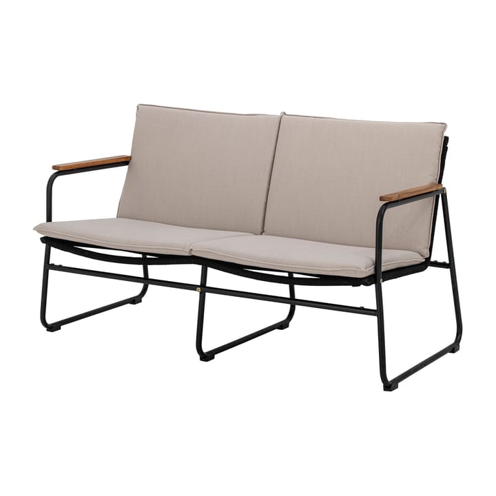 Sofa Hampton 127x71x76 cm, Czarny-beżowy Bloomingville