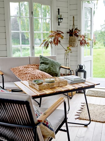 Sofa Hampton 127x71x76 cm - Czarny-beżowy - Bloomingville