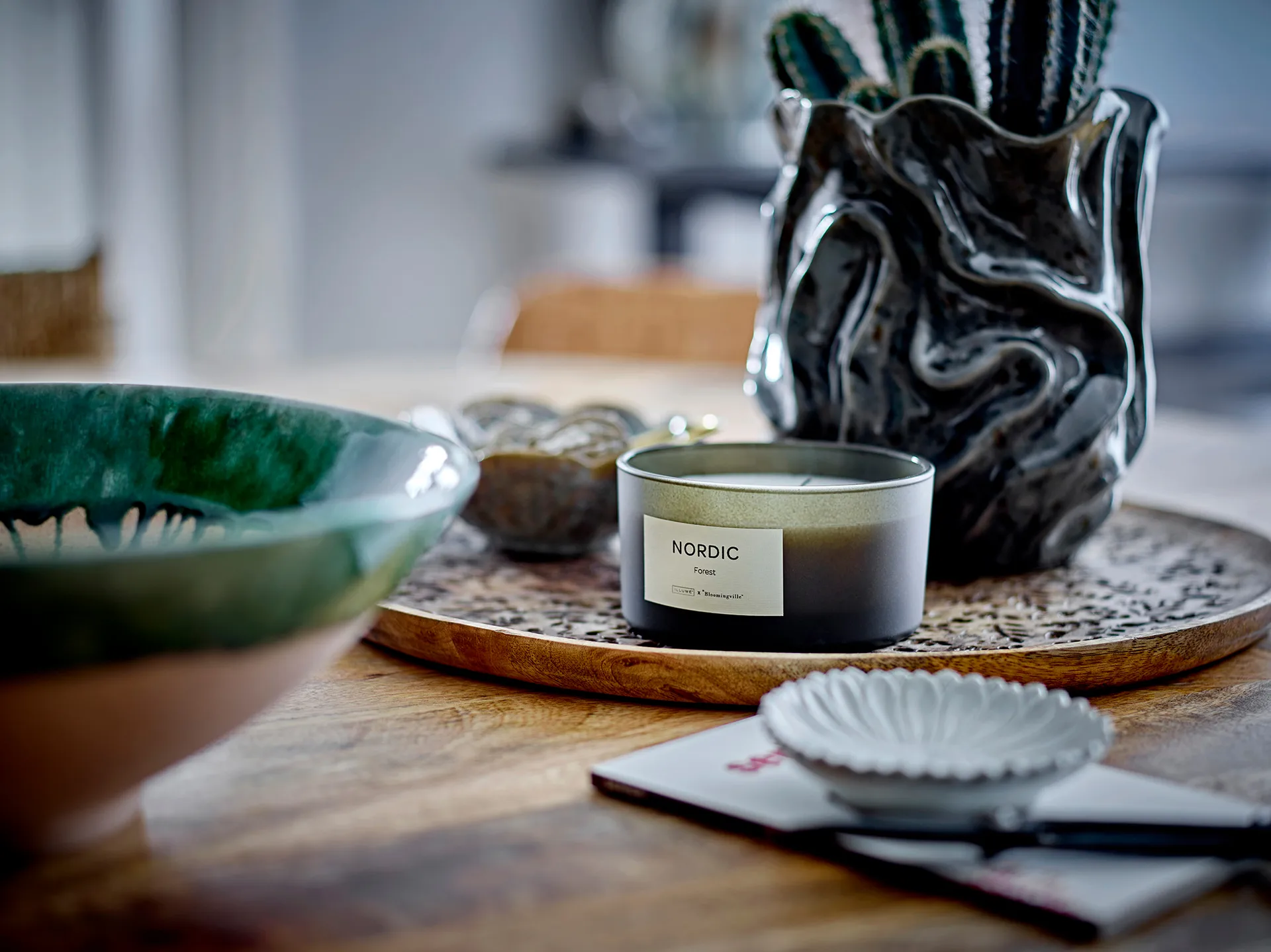 Soumia wazon 19 cm, szary Bloomingville