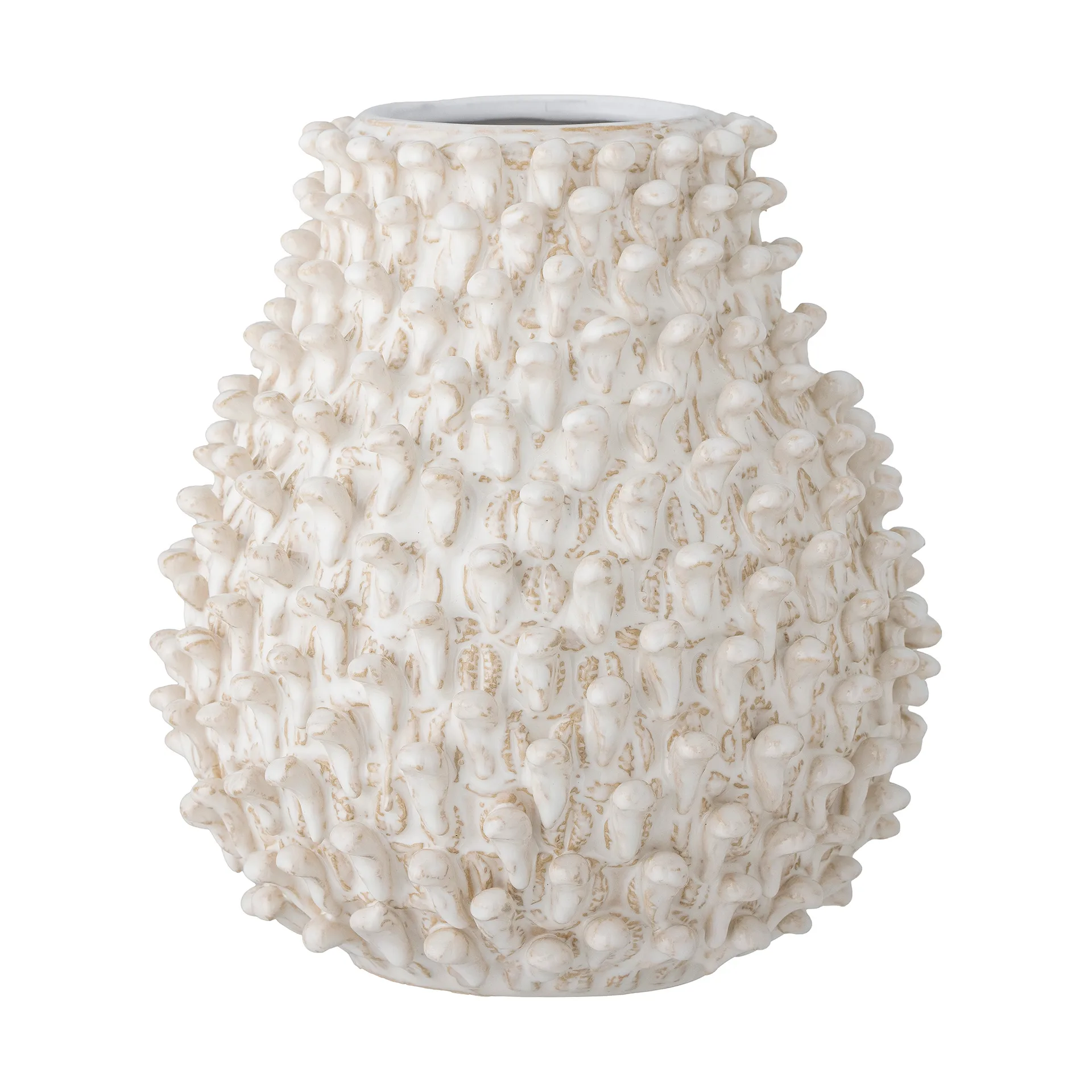 Spikey wazon 25,5 cm, Biały Bloomingville