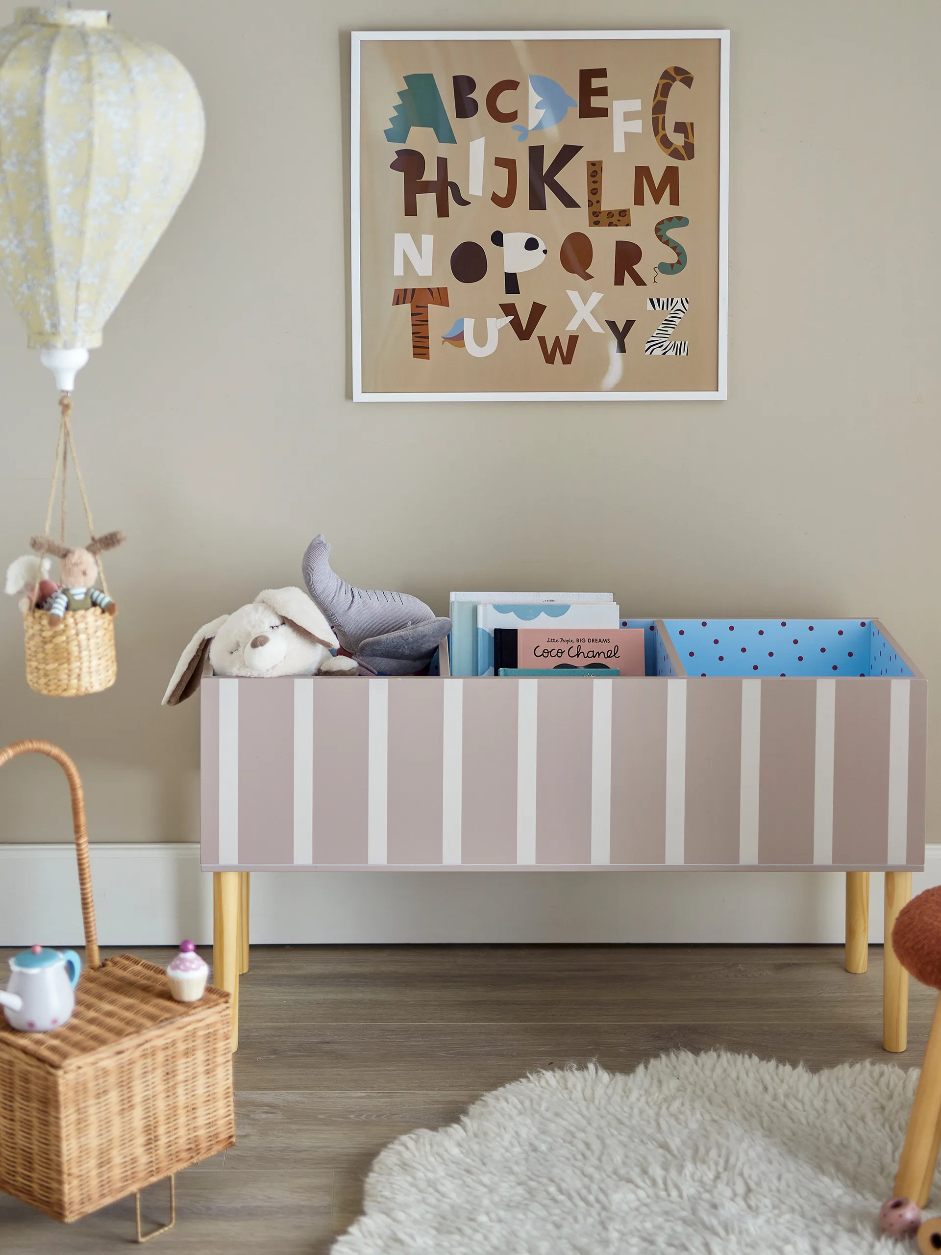 Stojak na książki Salam 90x50 cm, Brązowy Bloomingville