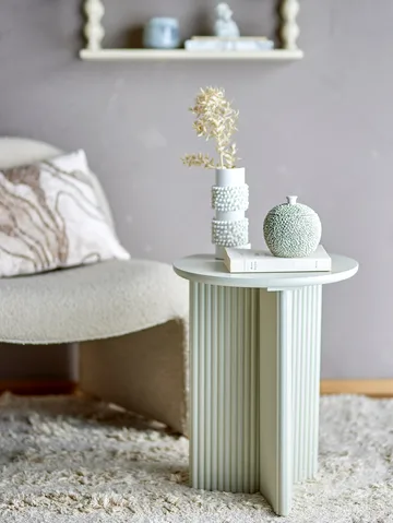 Stolik boczny Edith Ø40 cm - Biały - Bloomingville