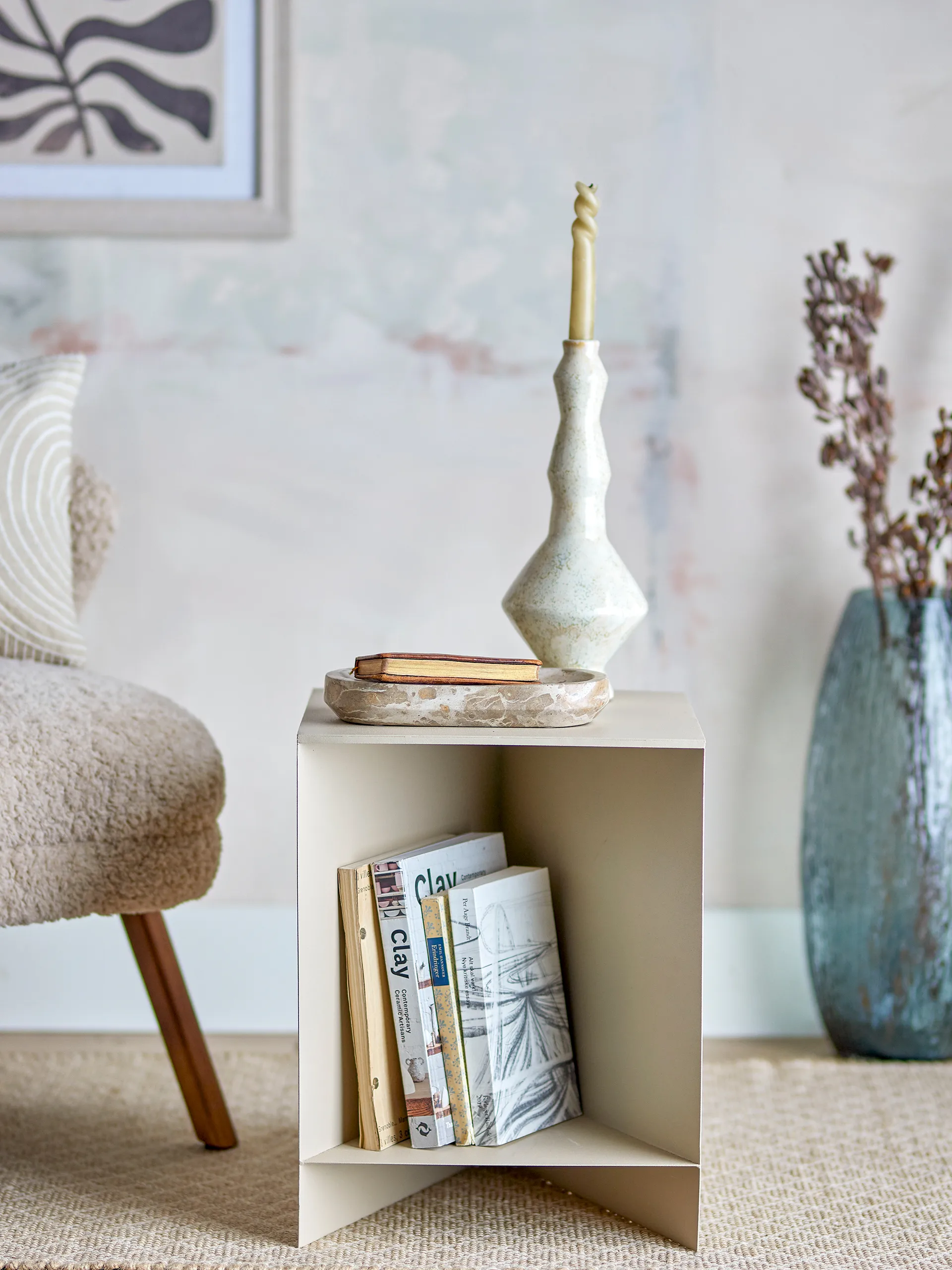 Stolik boczny Tasha 35x45 cm, Naturalny Bloomingville