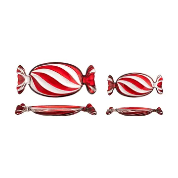 Sweetie półmisek serwingowy - Czerwony, 2 części - Bloomingville