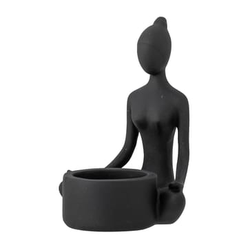 Świecznik Benna 12 cm  - Czarny - Bloomingville