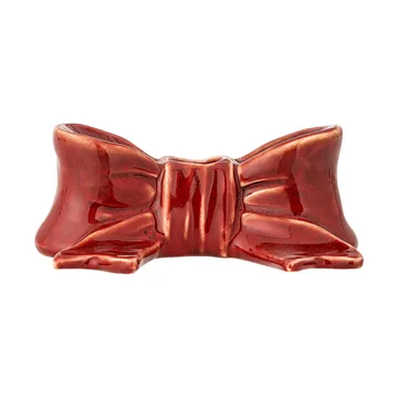 Świecznik Bow - Czerwony, 11,5 cm - Bloomingville