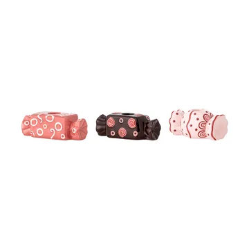 Świecznik Maiano - Róża, 3 części, 12 cm - Bloomingville