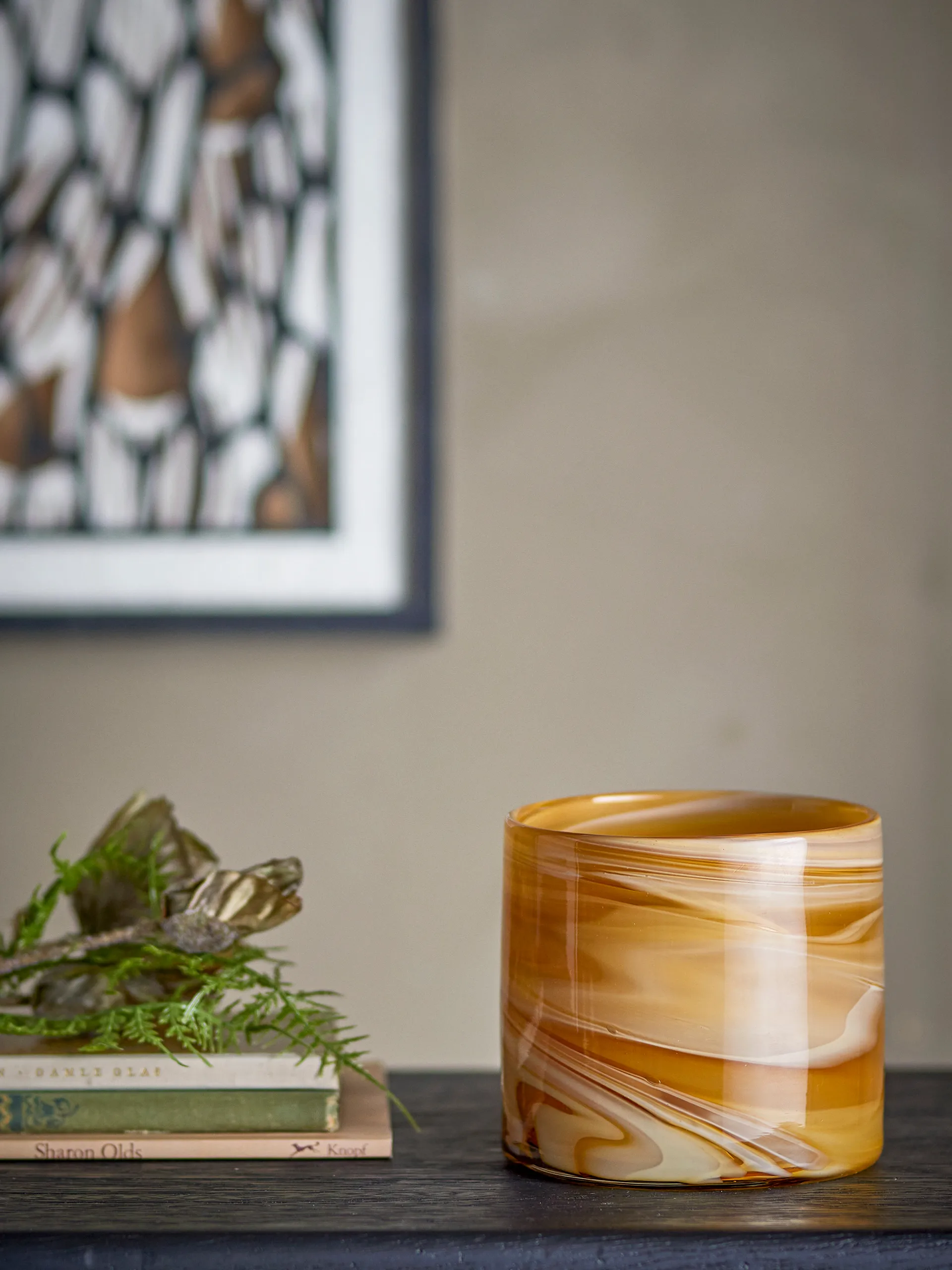 Świecznik Sylas votive , Pomarańczowy Bloomingville