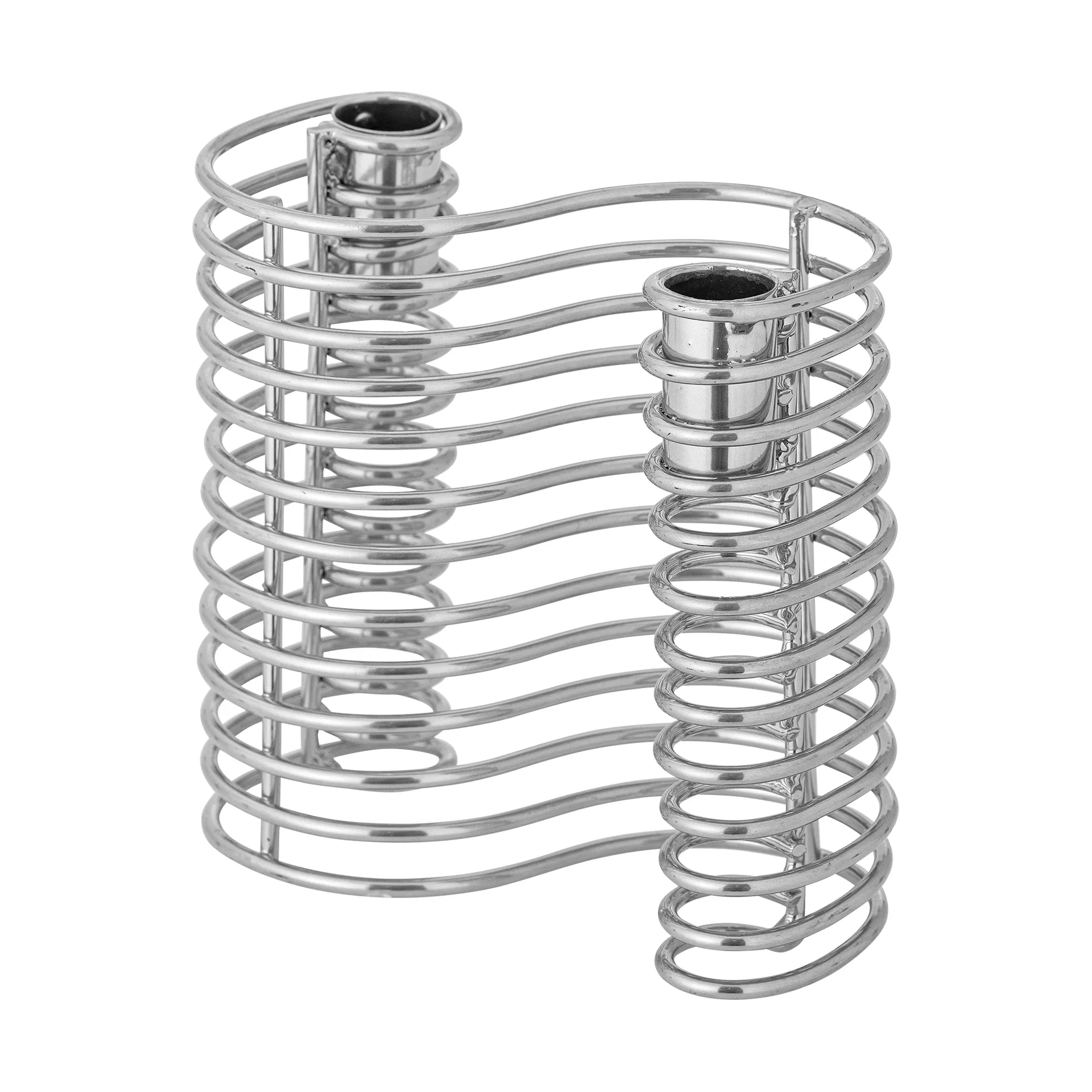 Świecznik Wavela 15,5x14,5 cm, Srebrny Bloomingville