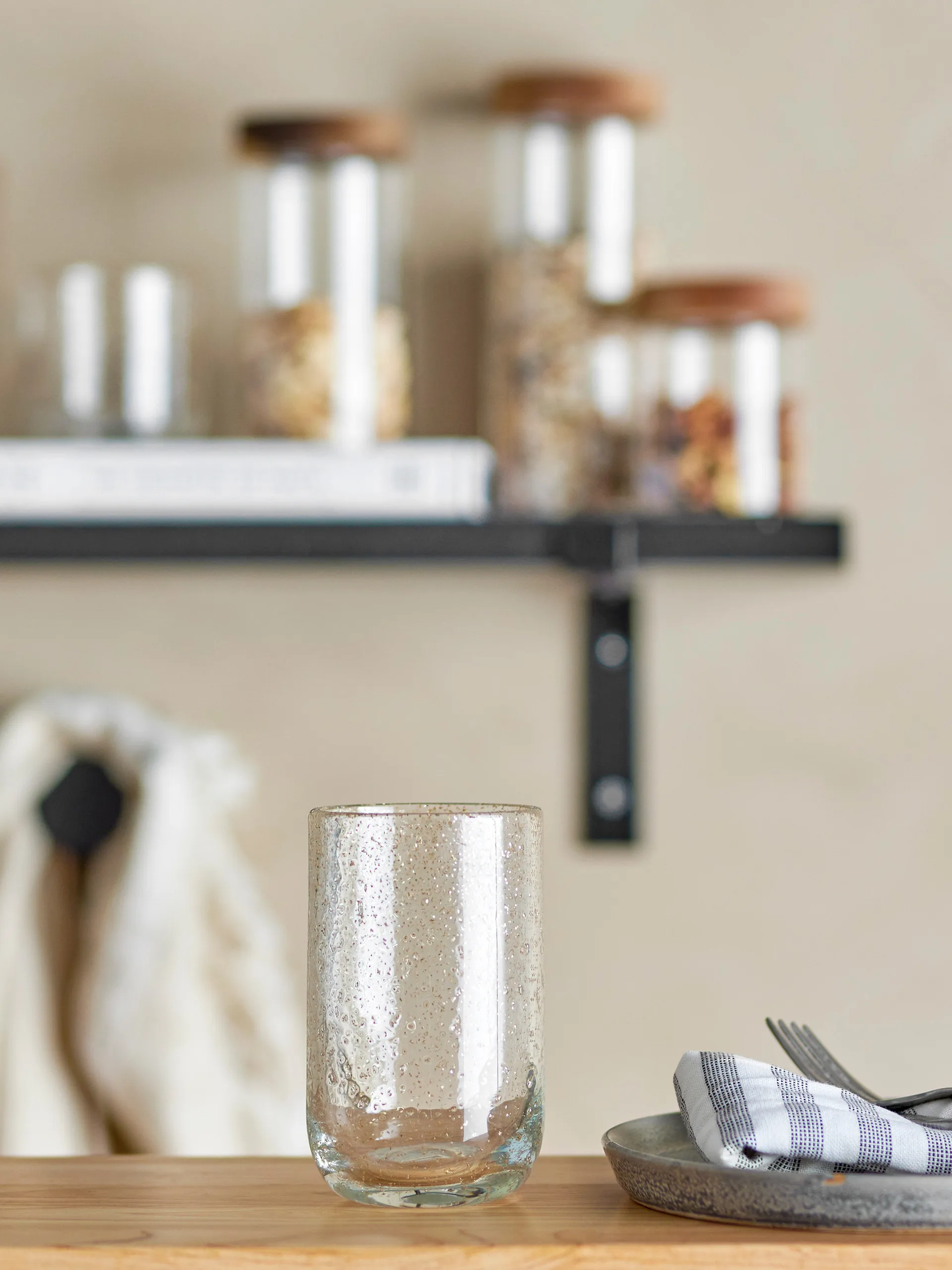 Szklanka Bubbles 47 cl, Clear Bloomingville