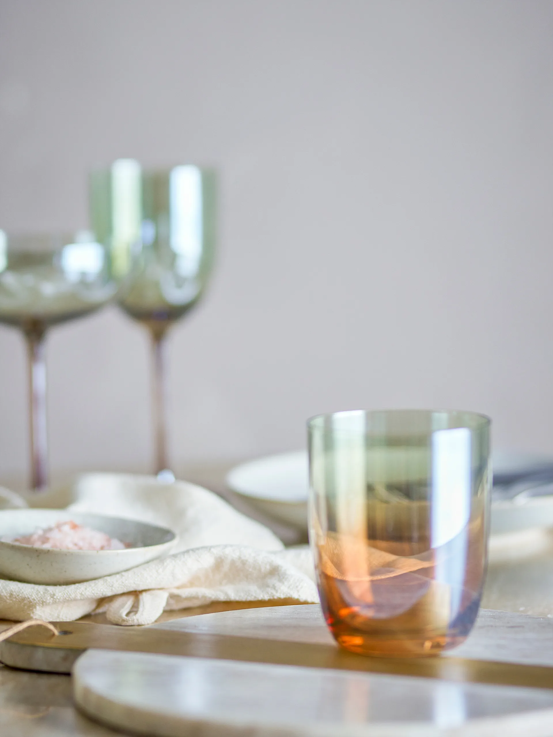 Szklanka do napojów Aston, 4-pak, Brązowy Bloomingville