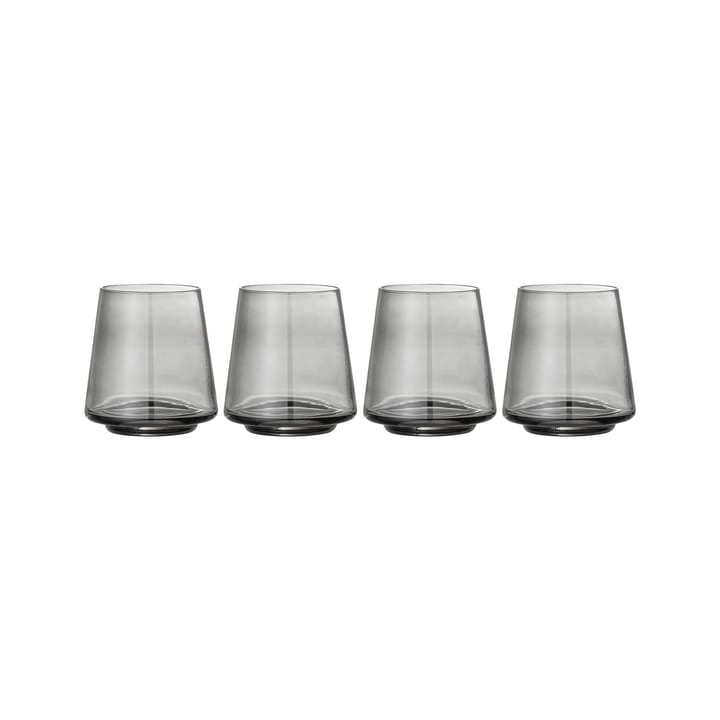 Szklanka do picia Yvette 33 cl, 4-pak - Szary - Bloomingville