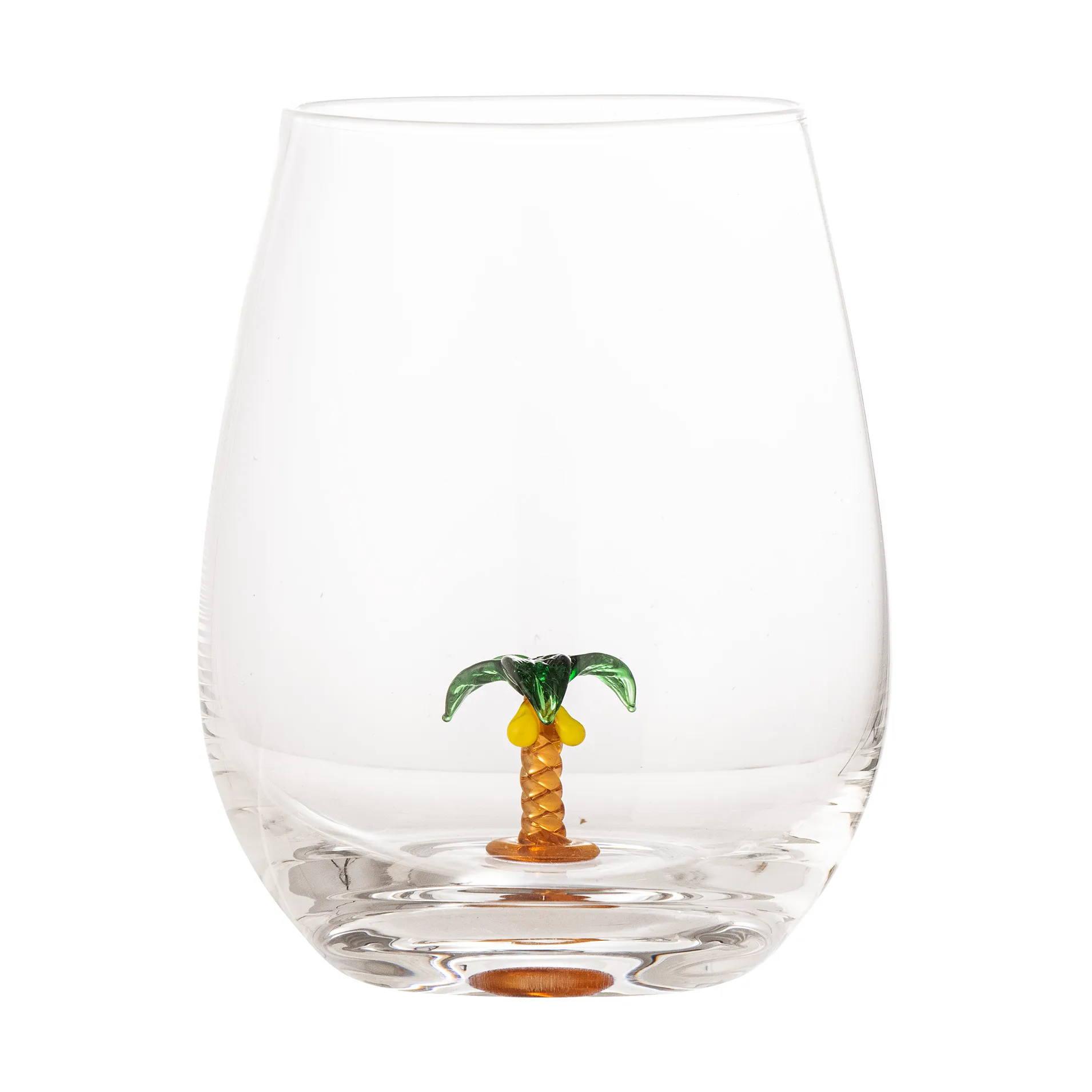Szklanka Misa 56 cl, Clear-palm tree Bloomingville