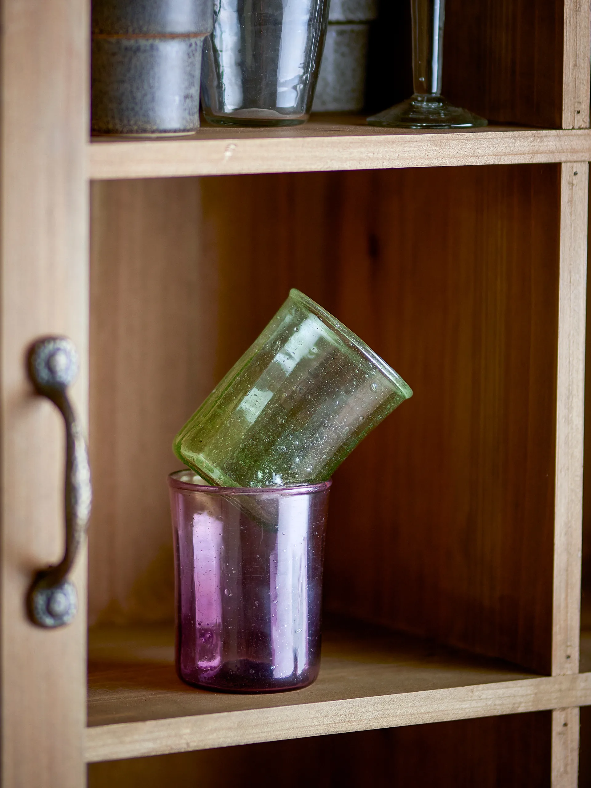 Szklanki do napojów Sunil, 2-pak, Zielony Bloomingville