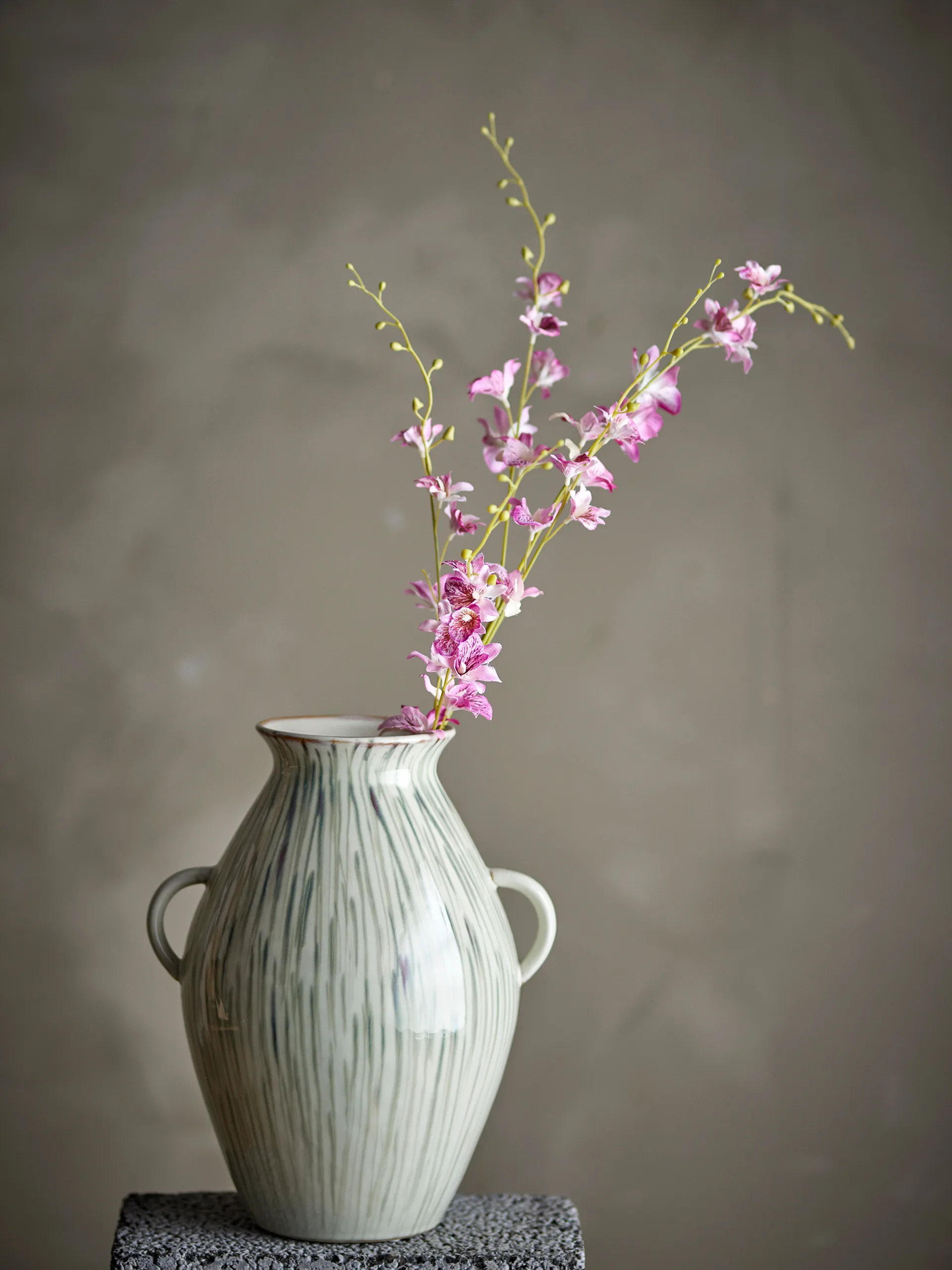 Sztuczny storczyk orchidea Stem, Pink Bloomingville