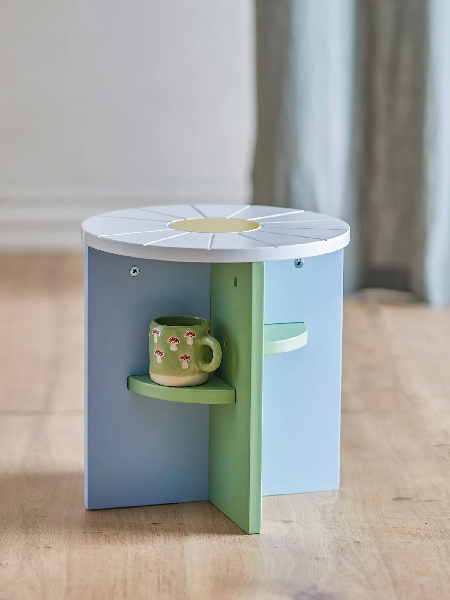 taboret Latti, Wielokolorowy, Ø30 cm Bloomingville