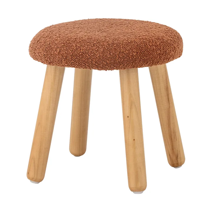 Taboret okrągły Aksel - Brązowy - Bloomingville