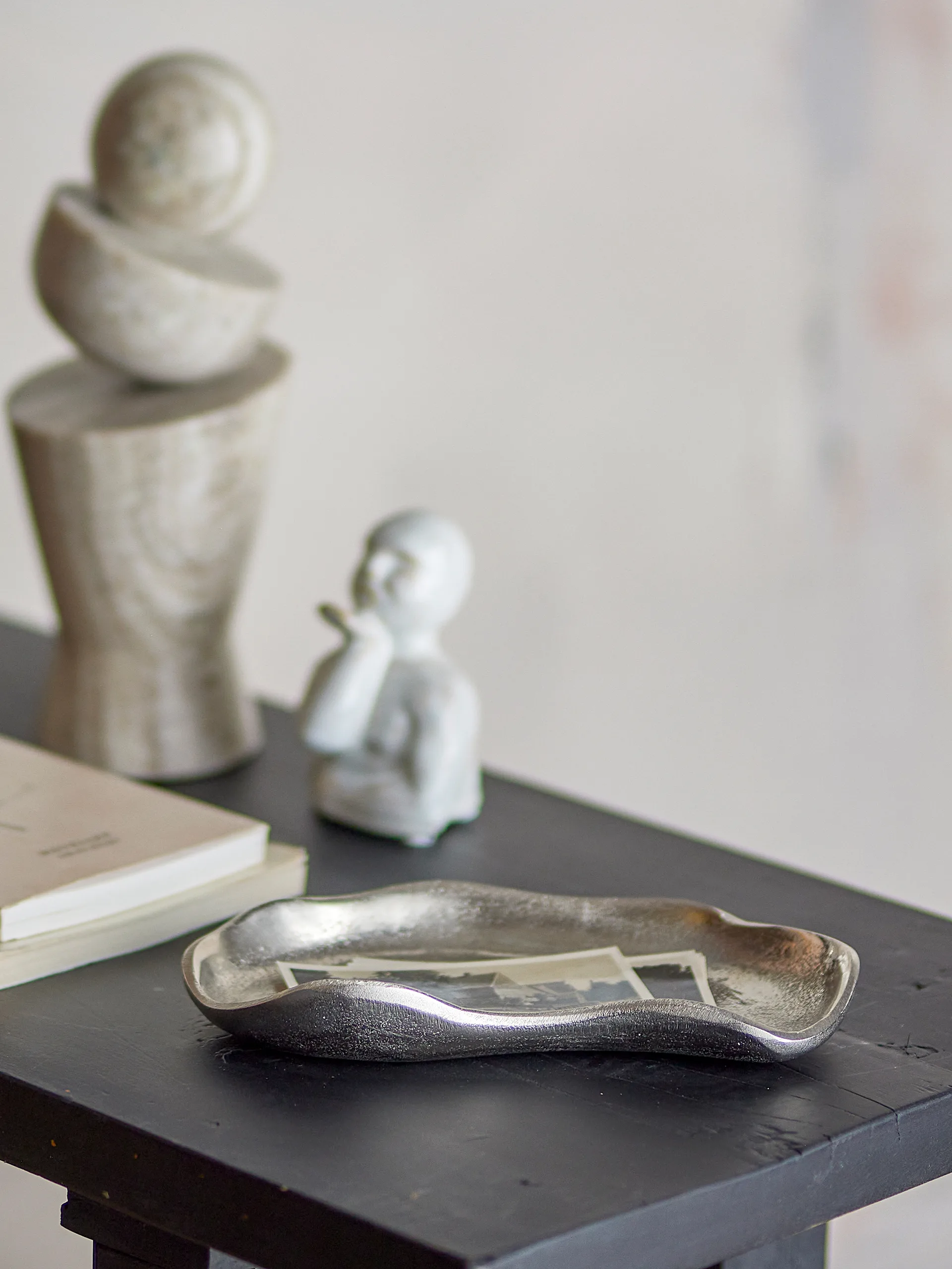 Taca dekoracyjna Marlice 12x20 cm, Srebrny Bloomingville