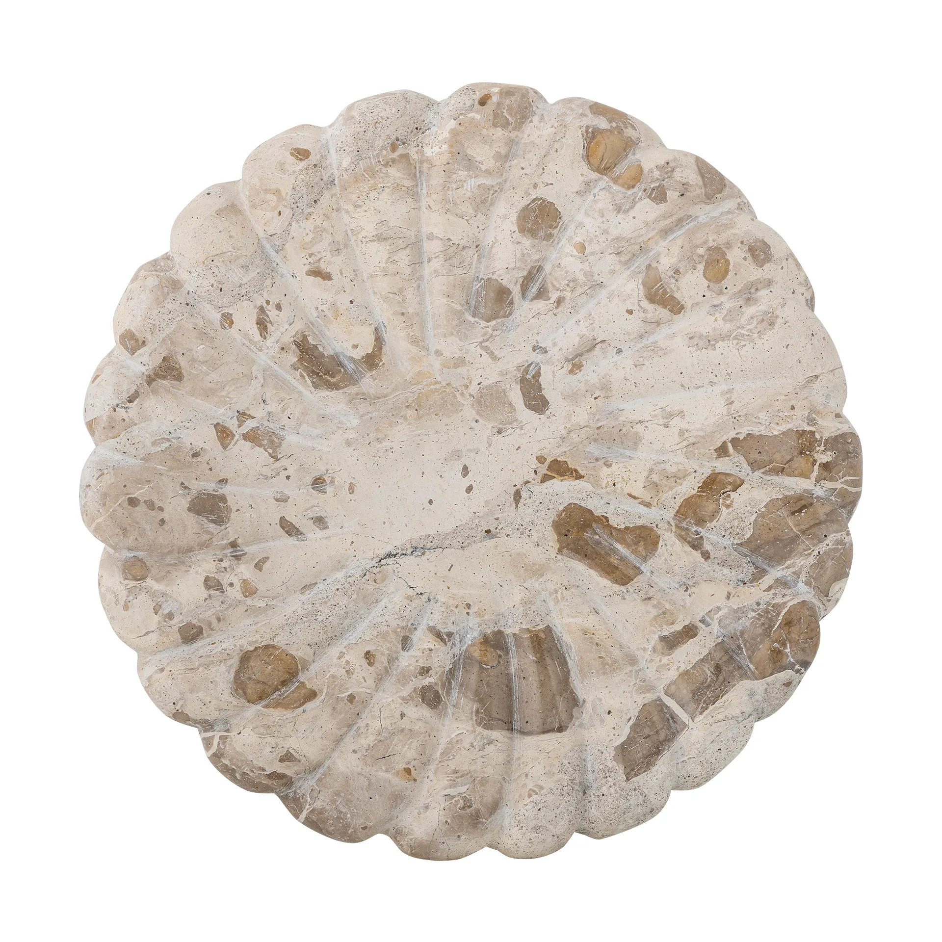 Taca marmurowa Marlie Ø22,5 cm, Naturalny Bloomingville