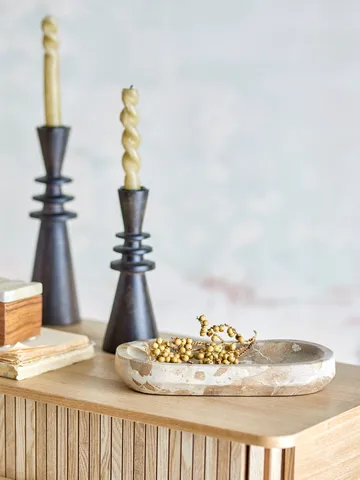 Taca marmurowa Shao 24,5x12,5 cm - Naturalny - Bloomingville